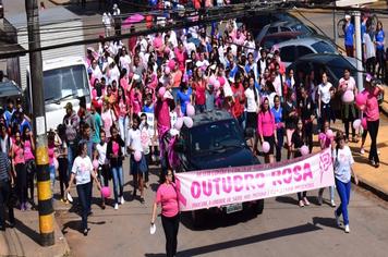 SECRETARIA DE SAÚDE REALIZA CAMINHADA OUTUBRO ROSA