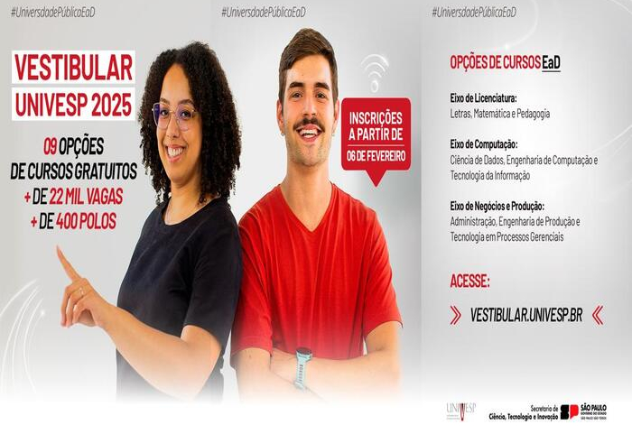 ⚠️Vestibular Univesp 2025! 