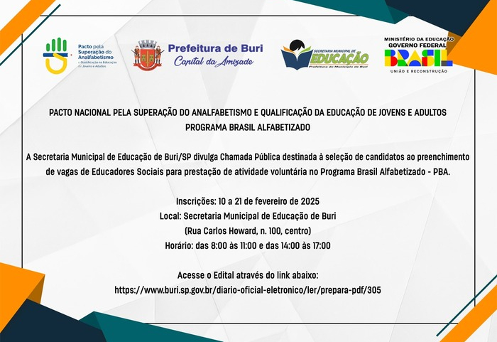 MATRÍCULA NA EDUCAÇÃO DE JOVENS E ADULTOS - EJA